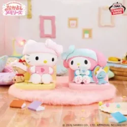 三麗鷗角色 好麻吉回憶系列 在家放鬆時光～Hello Kitty＆美樂蒂～