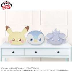 PokePeace 大臉造型絨毛收納包 vol.1