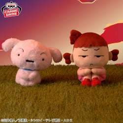 蠟筆小新 柔棉療癒系列 等待中玩偶～小白&妮妮～