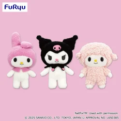 Netflix系列《美樂蒂與酷洛米》布偶～美樂蒂・酷洛米・My Sweet Piano～