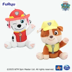 汪汪隊立大功 汪汪擊掌BIG玩偶～阿奇・小礫～