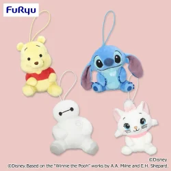 迪士尼角色 迷你輕拍公仔 ～小熊維尼・迪士尼 史迪奇・大英雄天團杯麵・迪士尼 瑪莉貓～