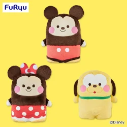 米奇與朋友 排排站Dormi Friends 特大號！絨毛玩偶～米奇、米妮、布魯托～